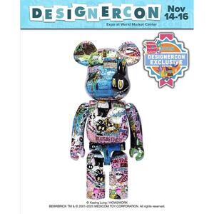 Medicom x Kasing Lung 1000% Bearbrick Exclusive Signed Card